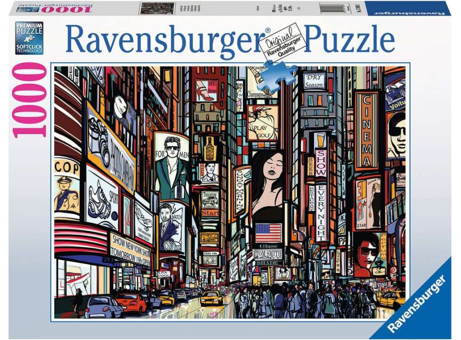 RAVENSBURGER Puzzle Farebný New York 1000 dielikov