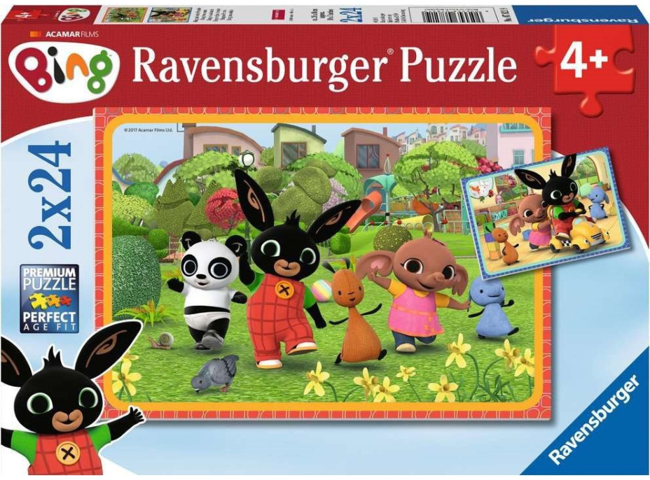 RAVENSBURGER Puzzle Bing 2x24 dielikov