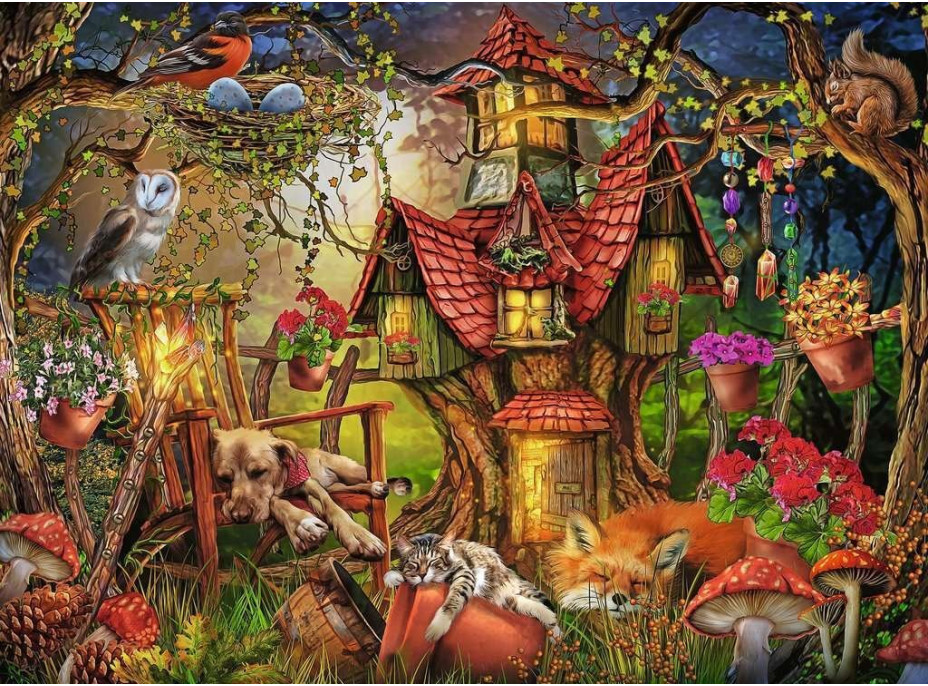 RAVENSBURGER Puzzle Dobrú noc XXL 200 dielikov