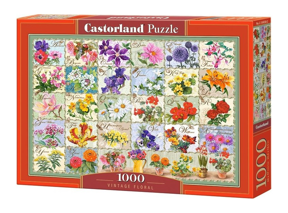 CASTORLAND Puzzle Herbár kvetov 1000 dielikov