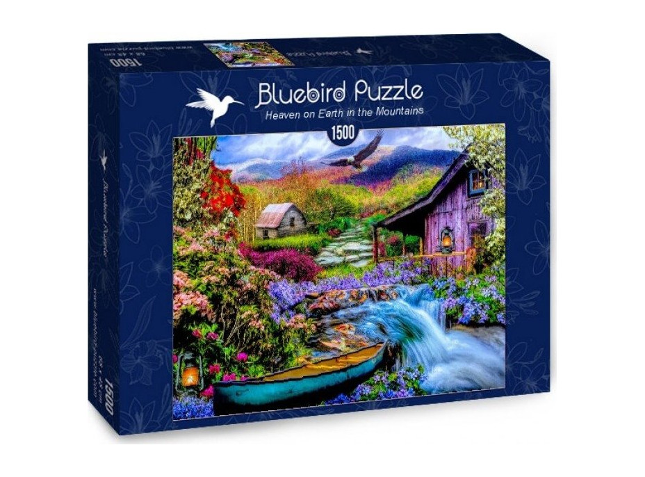 BLUEBIRD Puzzle Horský raj na zemi 1500 dielikov