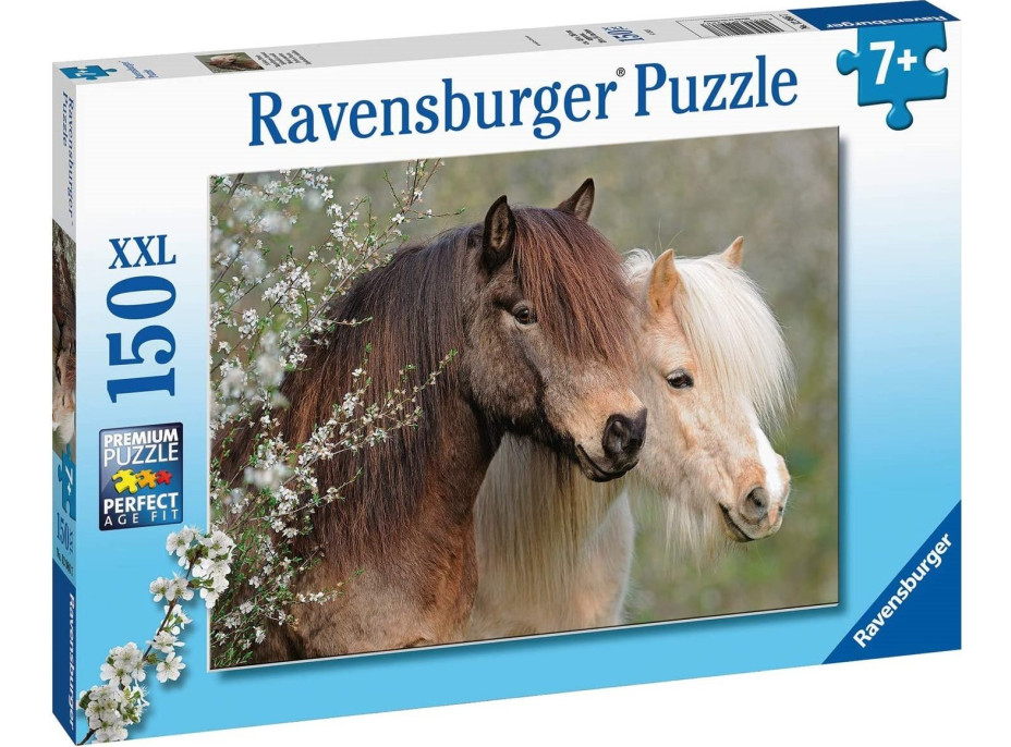 RAVENSBURGER Puzzle Krásne kone XXL 150 dielikov