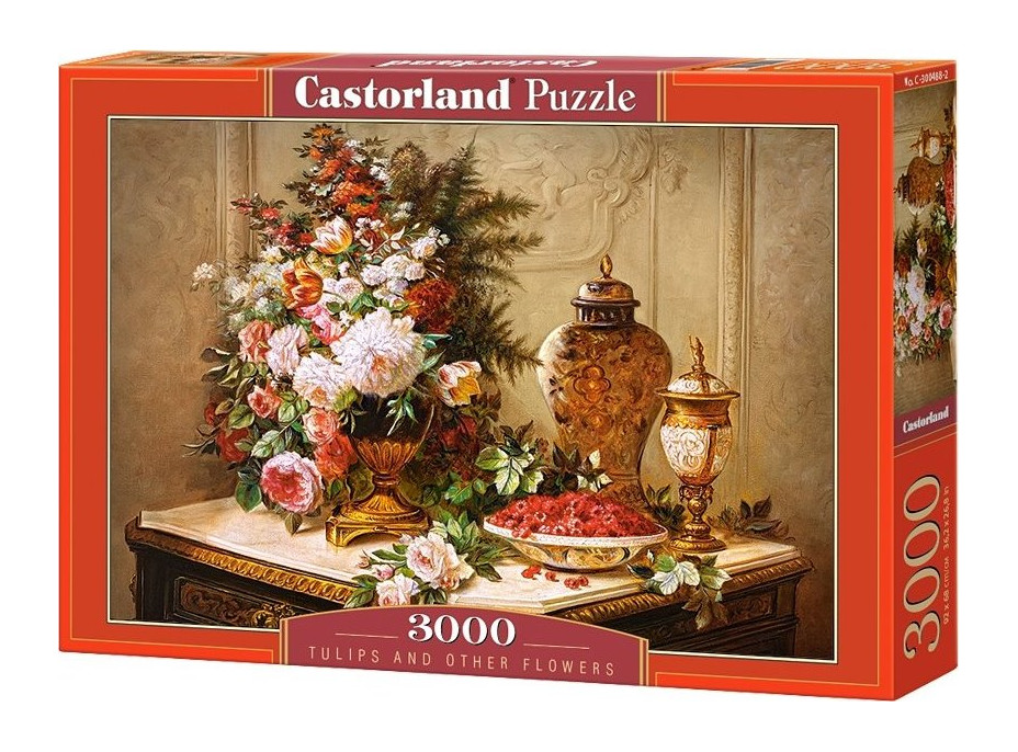 CASTORLAND Puzzle Kytica s tulipánmi 3000 dielikov