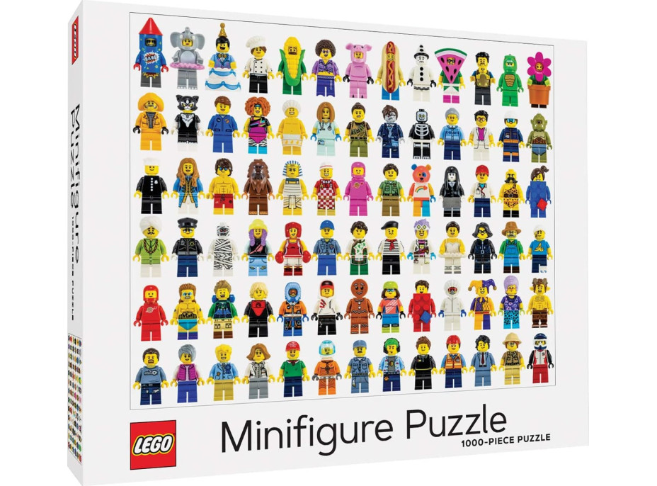 CHRONICLE BOOKS Puzzle LEGO® Minifigúrky 1000 dielikov