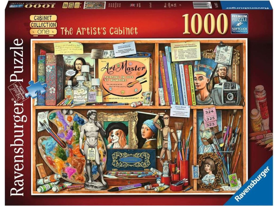 RAVENSBURGER Puzzle Cabinet Collection 1: Police umelcov 1000 dielikov