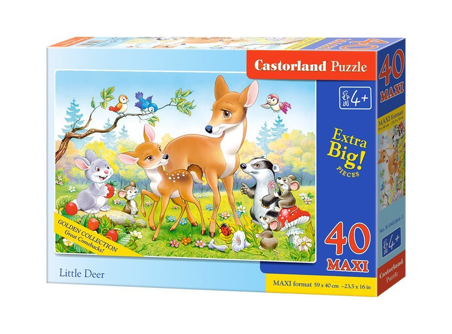 CASTORLAND Puzzle Malý koloušok MAXI 40 dielikov