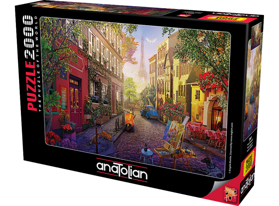 ANATOLIAN Puzzle Parížska ulička 2000 dielikov