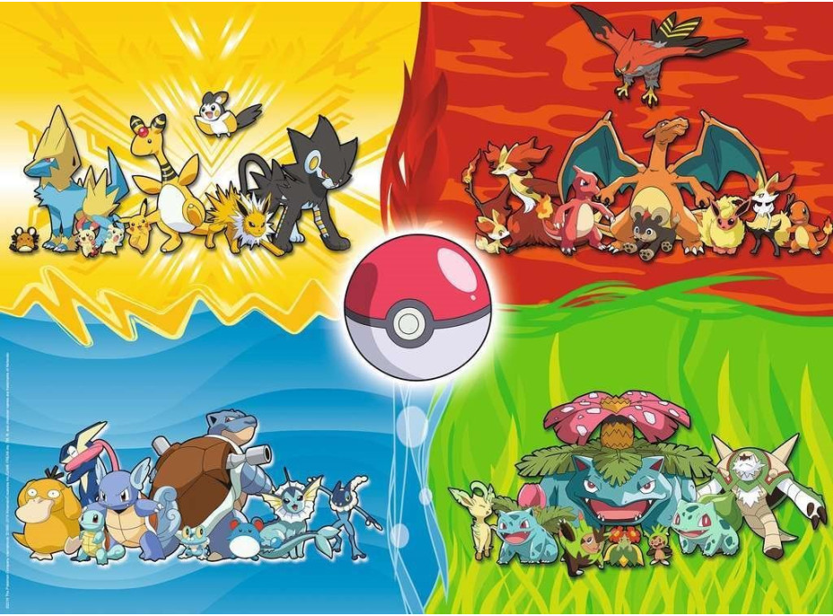 RAVENSBURGER Puzzle Pokémoni XXL 150 dielikov