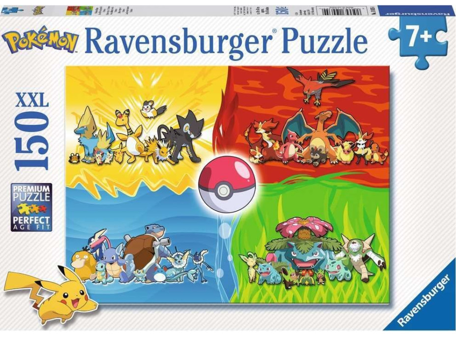 RAVENSBURGER Puzzle Pokémoni XXL 150 dielikov