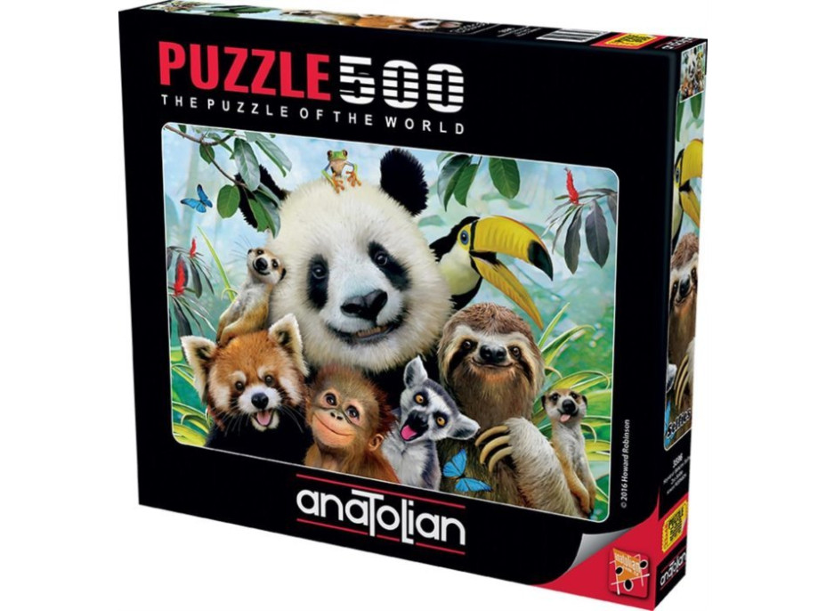 ANATOLIAN Puzzle Selfie zvieratiek zo zoo 500 dielikov