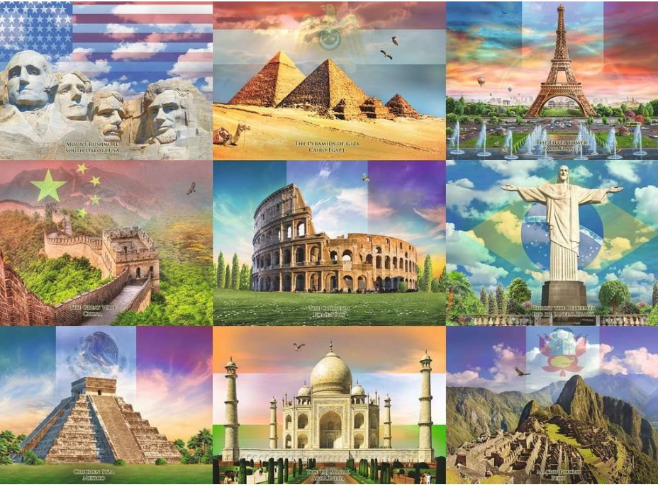 RAVENSBURGER Puzzle Svetové pamiatky XXL 200 dielikov