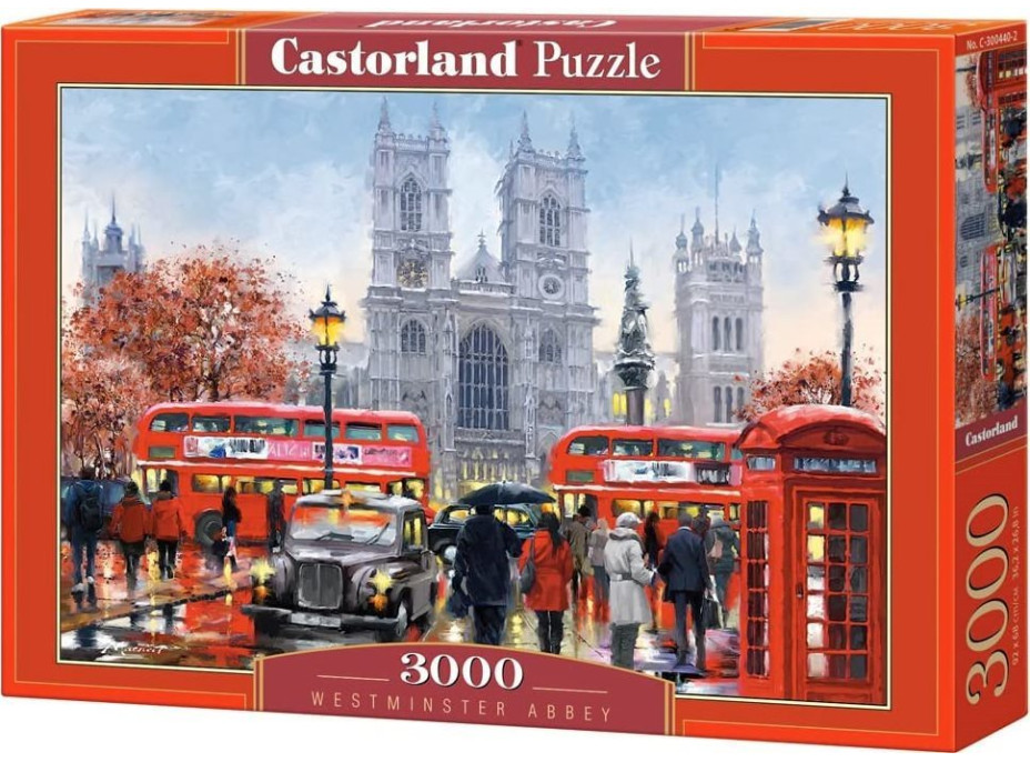 CASTORLAND Puzzle Westminsterské opátstvo 3000 dielikov