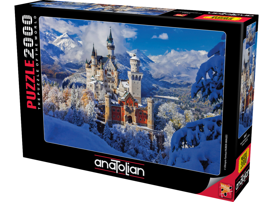 ANATOLIAN Puzzle Zámok Neuschwanstein 2000 dielikov