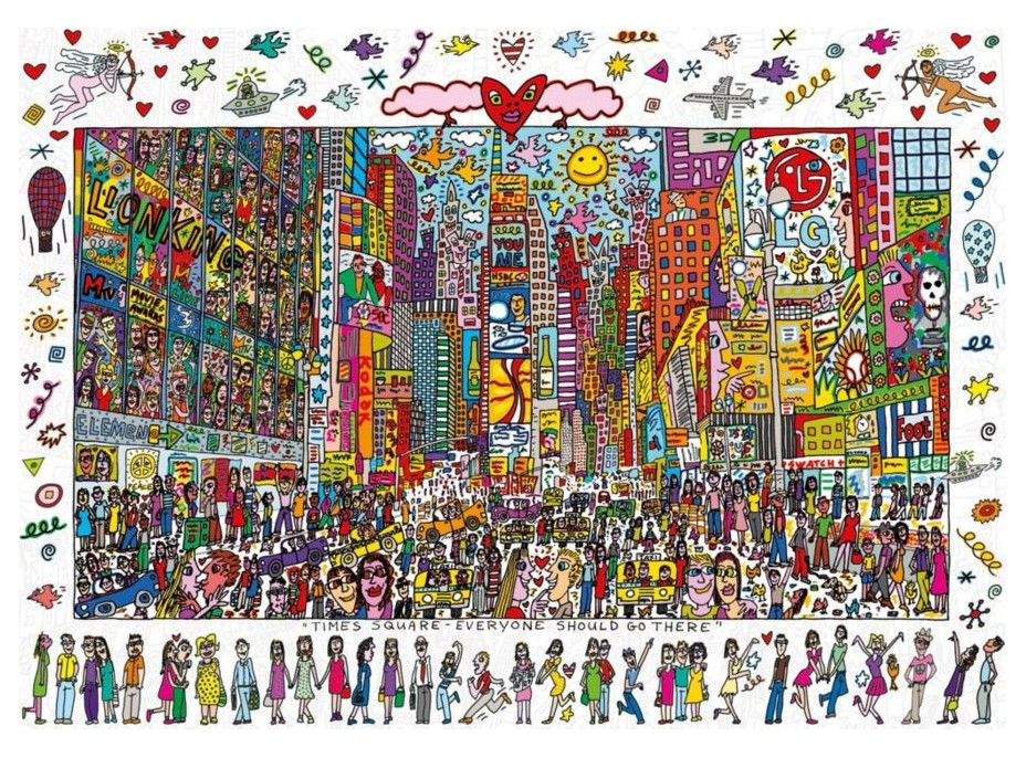 RAVENSBURGER Puzzle Times Square - Everyone should go there 1000 dielikov