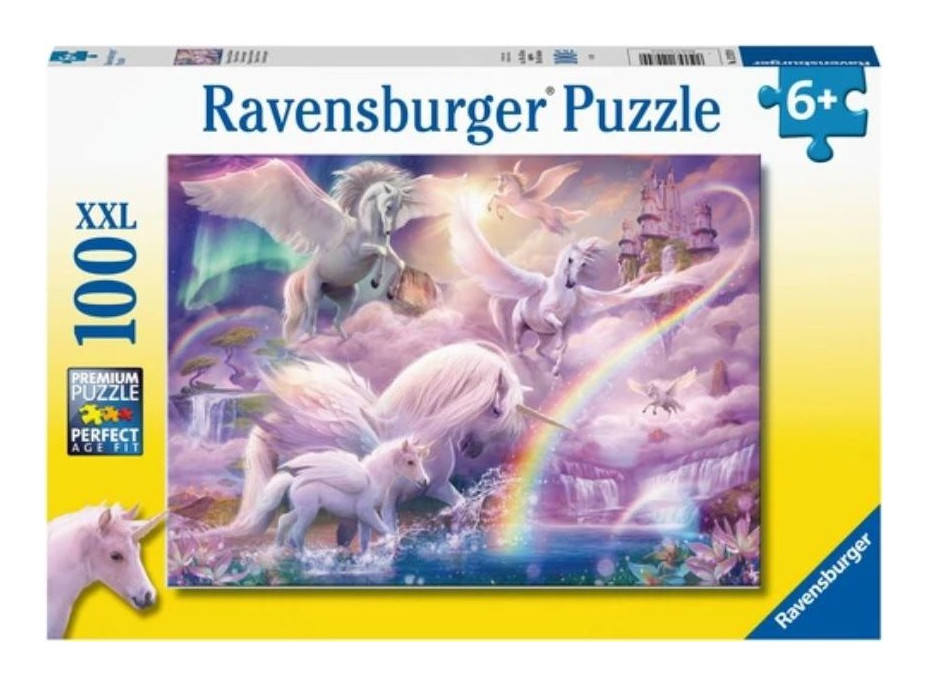 RAVENSBURGER Puzzle Jednorožce XXL 100 dielikov