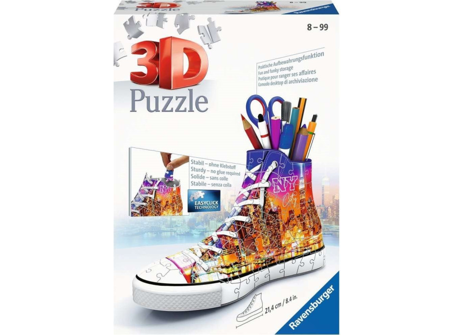 RAVENSBURGER 3D puzzle Kecka New York City 108 dielikov