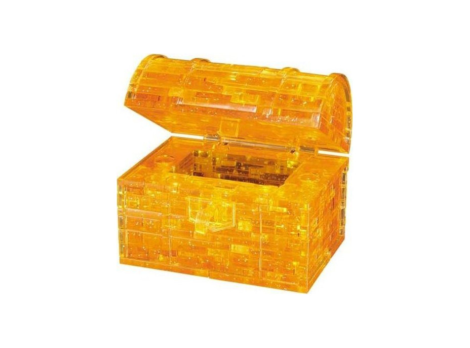 HCM KINZEL 3D Crystal puzzle Pokladnička truhla s kľúčom 52 dielikov