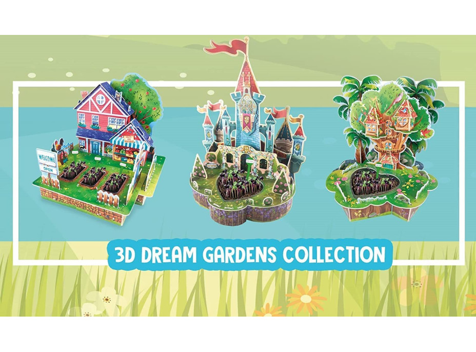 EDUCA Kreatívna súprava 3D Dream Gardens: Dom na strome 2v1