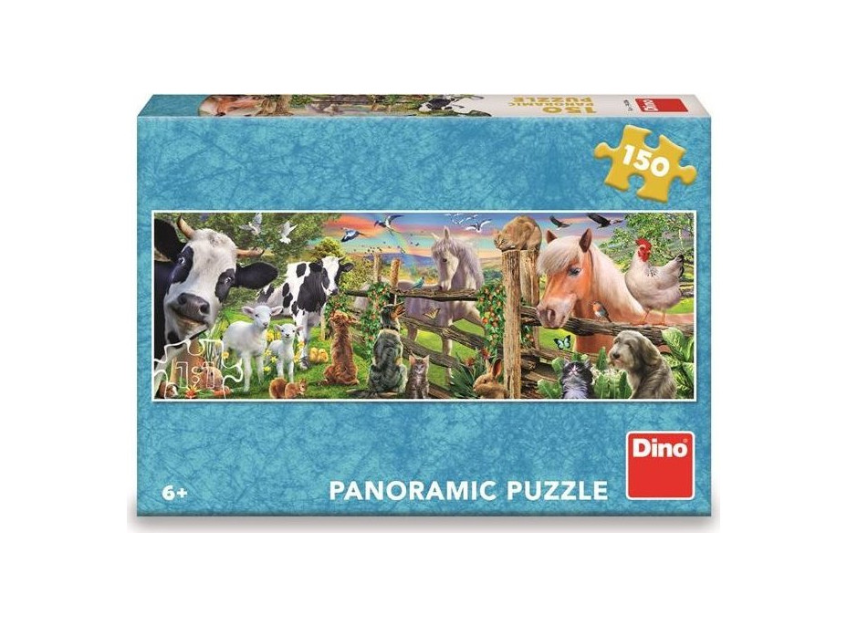 DINO Panoramatické puzzle Farma 150 dielikov