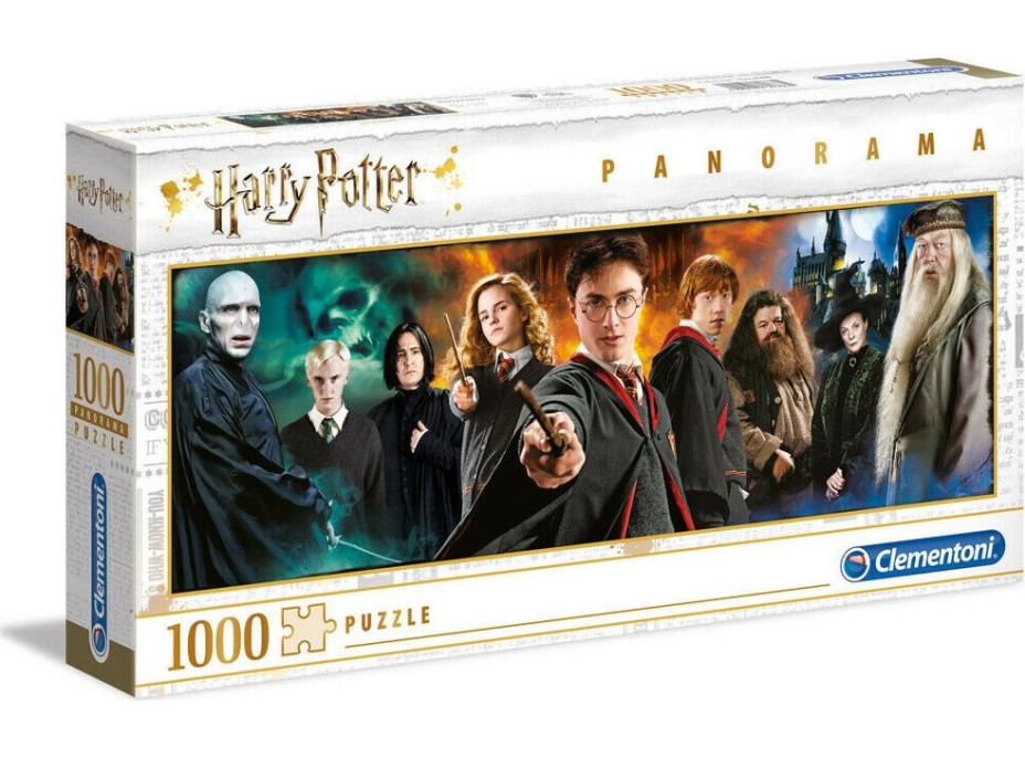 CLEMENTONI Panoramatické puzzle Harry Potter 1000 dielikov