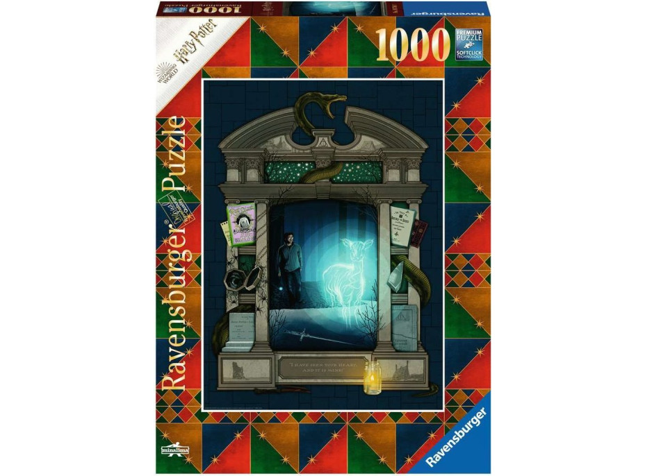 RAVENSBURGER Puzzle Harry Potter 7: Harryho patrón 1000 dielikov