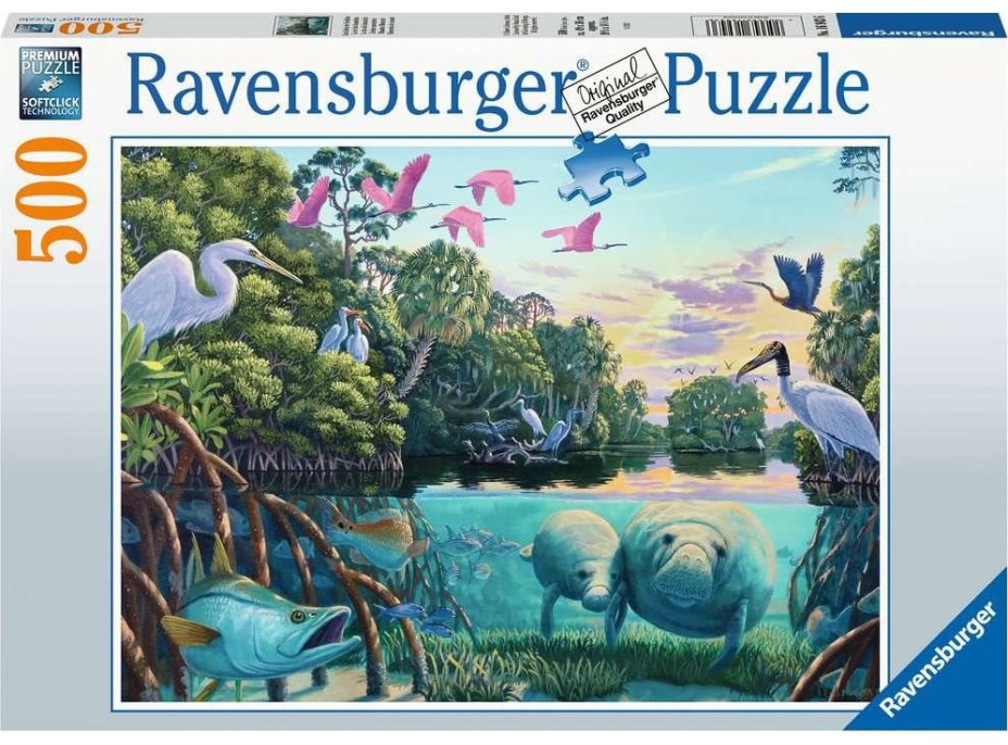 RAVENSBURGER Puzzle Chvíle s kelom 500 dielikov