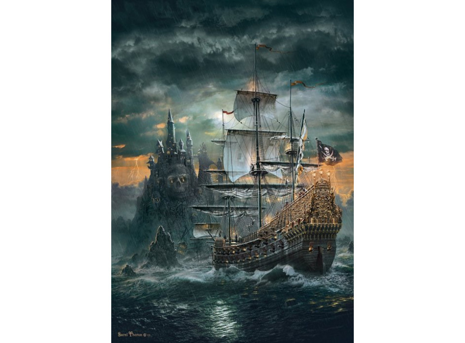 CLEMENTONI Puzzle Pirátska loď 1500 dielikov
