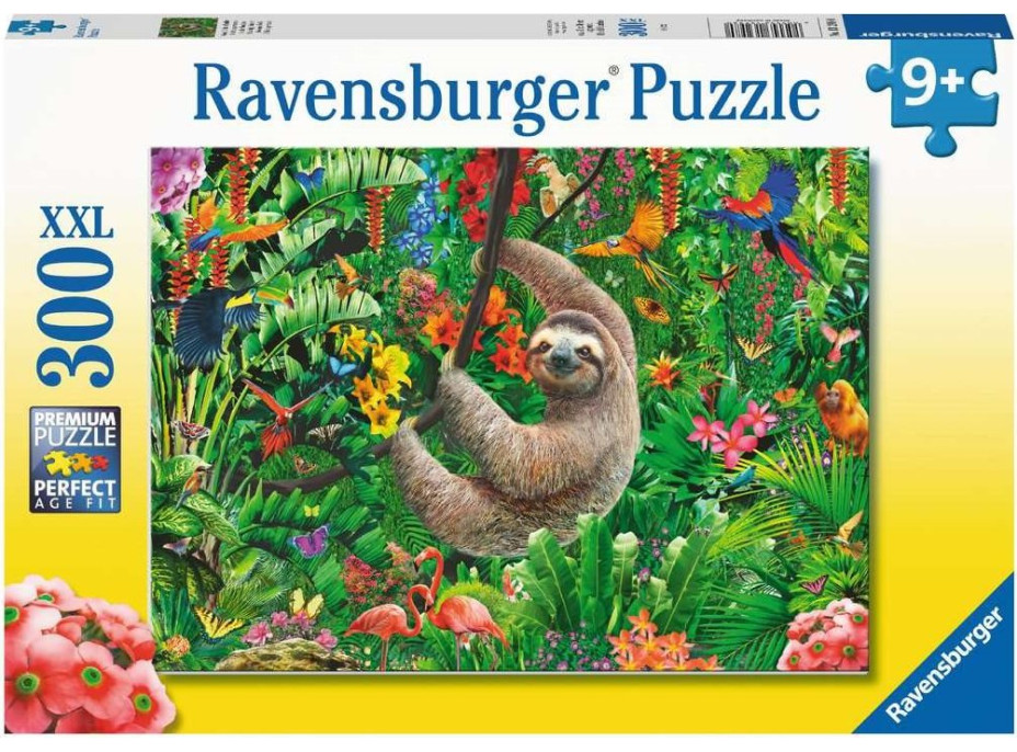 RAVENSBURGER Puzzle Roztomilý leňoch XXL 300 dielikov