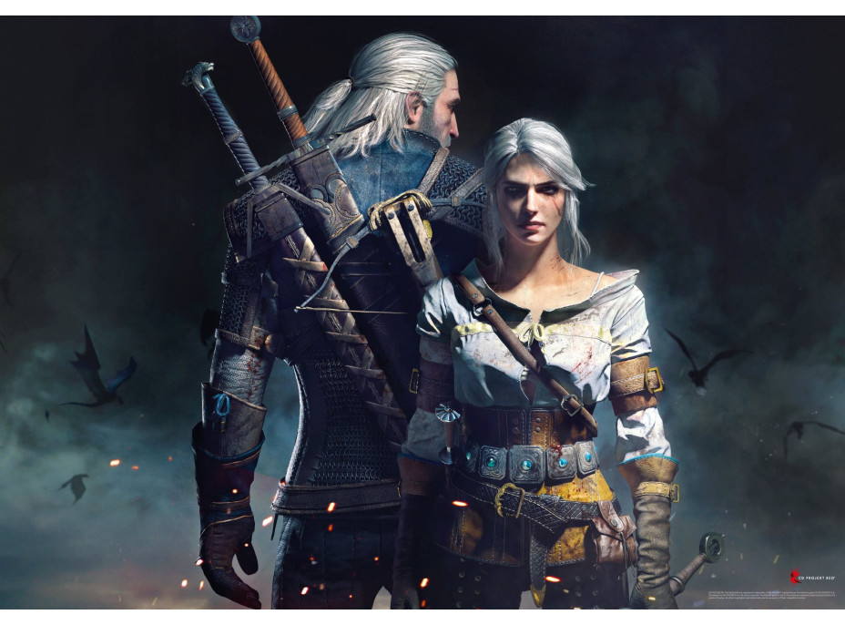 GOOD LOOT Puzzle Witcher - Geralt & Ciri 1000 dielikov