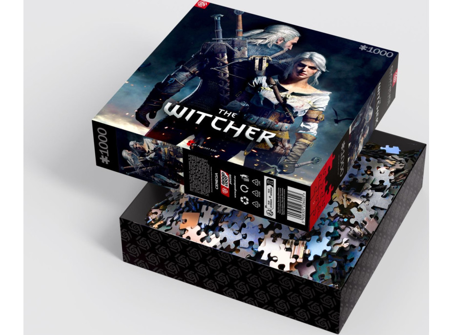 GOOD LOOT Puzzle Witcher - Geralt & Ciri 1000 dielikov