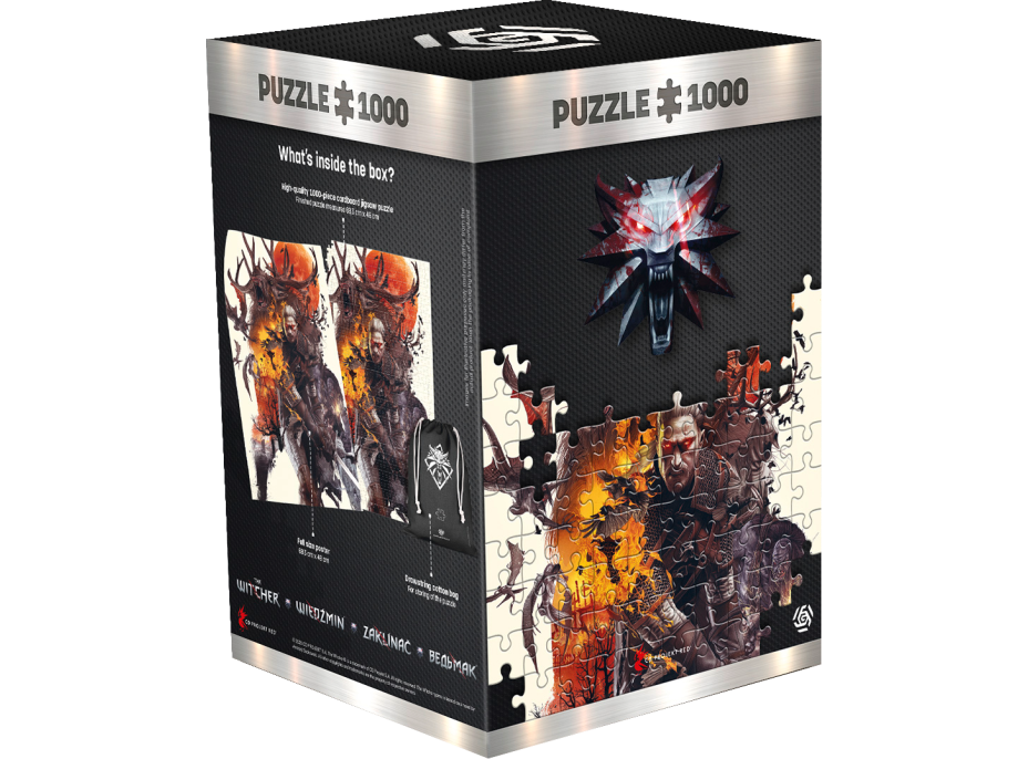 GOOD LOOT Puzzle Witcher - Monsters 1000 dielikov