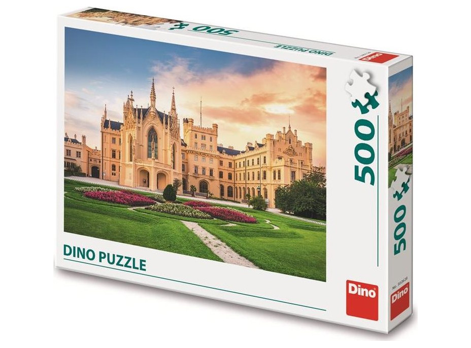 DINO Puzzle Zámok Chladničky 500 dielikov