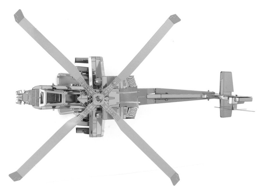 METAL EARTH 3D puzzle Vrtuľník AH-64 Apache