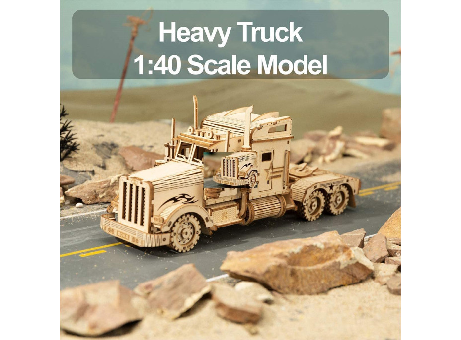 ROBOTIME Roker 3D drevené puzzle Heavy Truck 286 dielikov