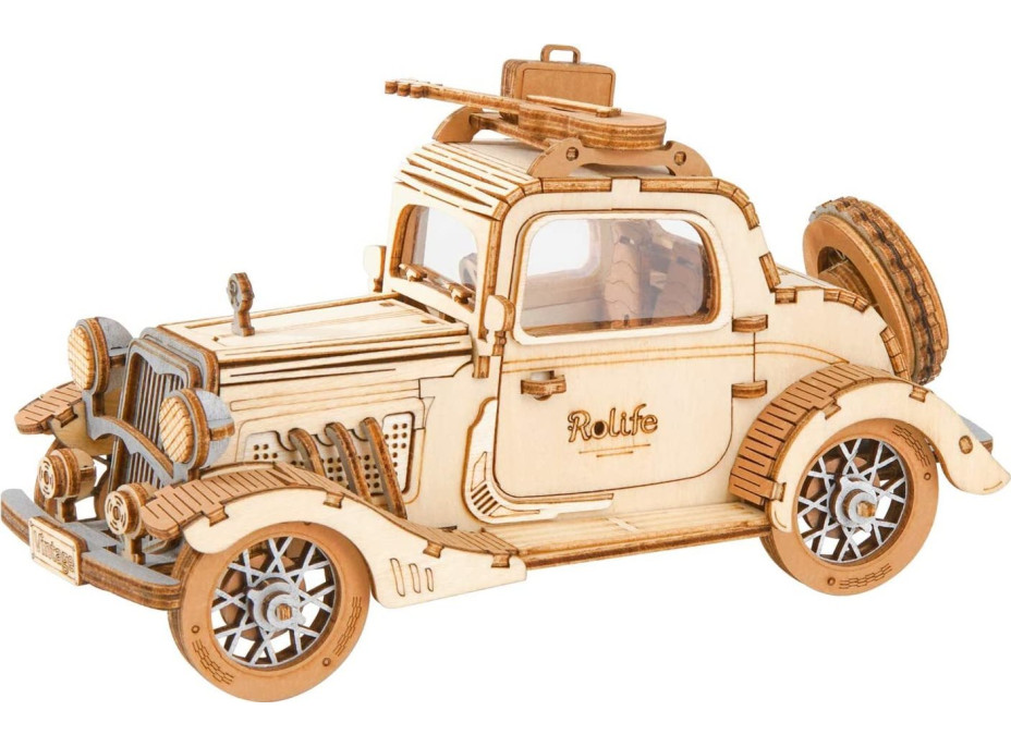 ROBOTIME Rolife 3D drevené puzzle Historický automobil 164 dielikov