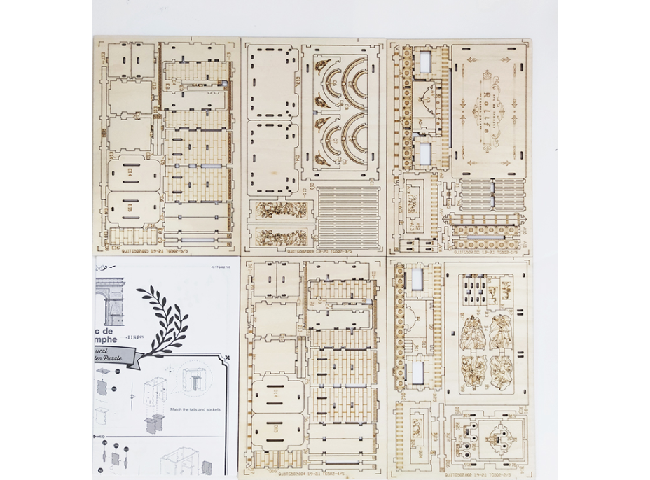 ROBOTIME Rolife 3D drevené puzzle Víťazný oblúk 118 dielikov
