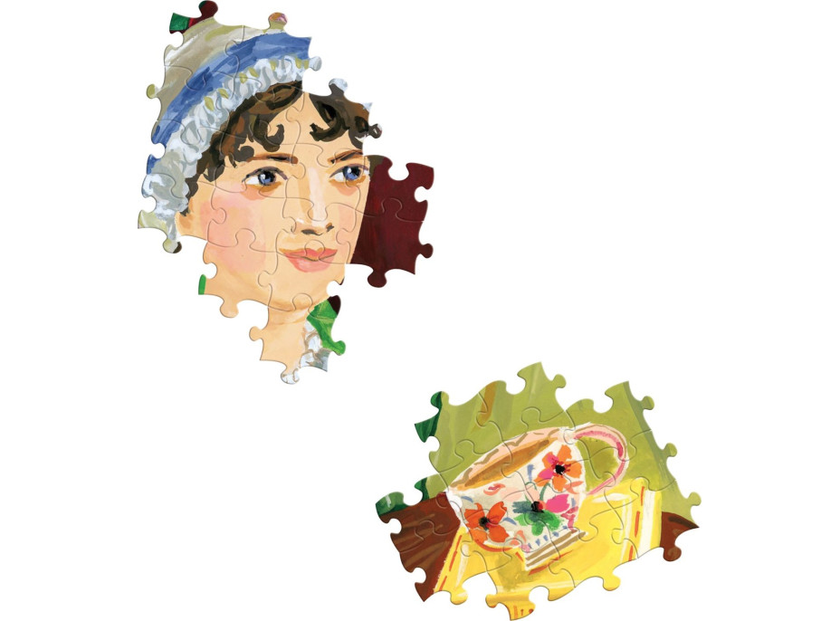 EEBOO Štvorcové puzzle Čitateľský klub Jane Austen 1000 dielikov