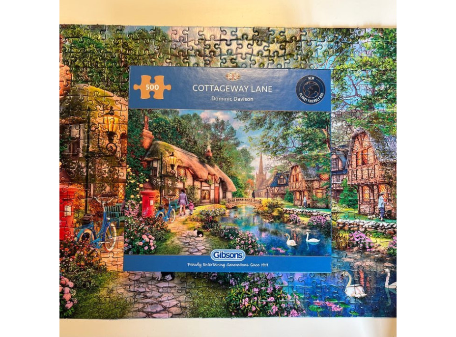 GIBSONS Puzzle Cestička medzi chalupami 500 dielikov