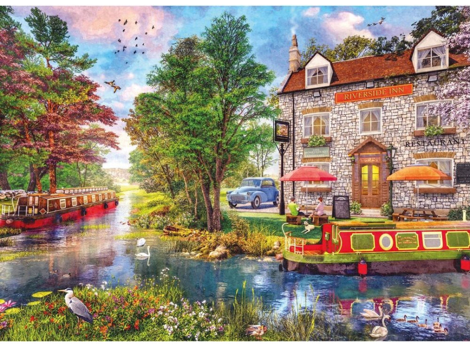 GIBSONS Puzzle Hotel Riverside Inn 1000 dielikov