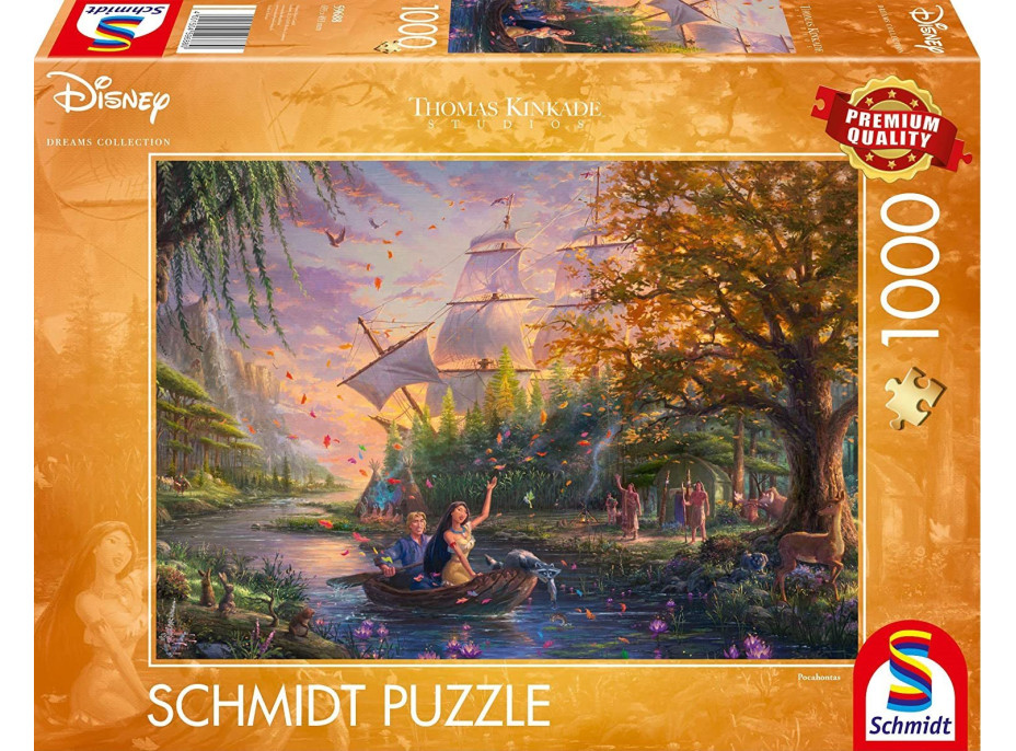 SCHMIDT Puzzle Pocahontas 1000 dielikov