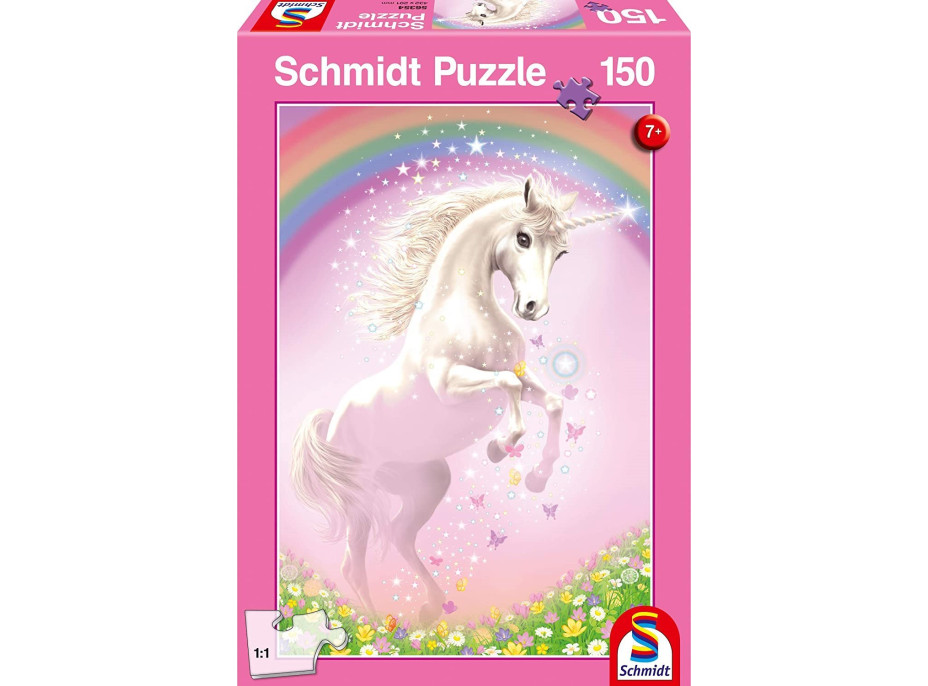 SCHMIDT Puzzle Ružový jednorožec 150 dielikov