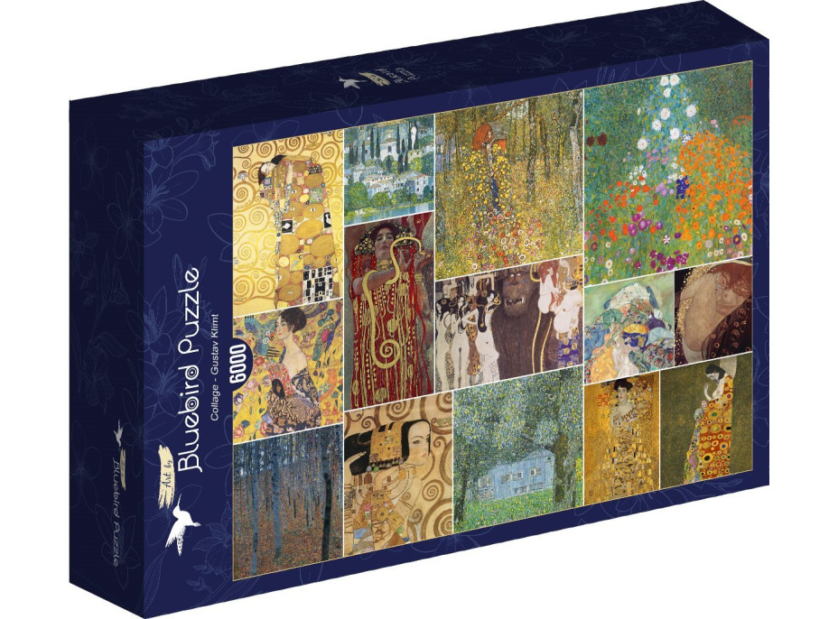 BLUEBIRD Puzzle Koláž obrazov: Gustav Klimt 6000 dielikov