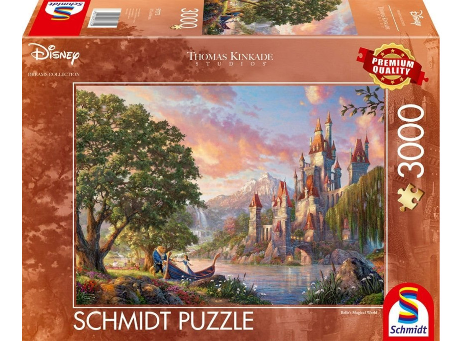 SCHMIDT Puzzle Kráska a zviera: Kúzelný svet Belly 3000 dielikov