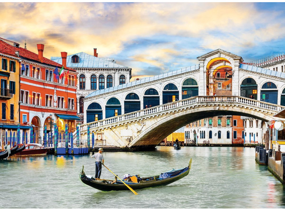 EUROGRAPHICS Puzzle Most Rialto, Benátky 1000 dielikov