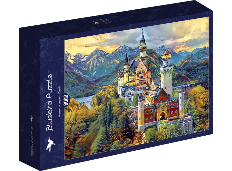 BLUEBIRD Puzzle Neuschwanstein, Nemecko 6000 dielikov