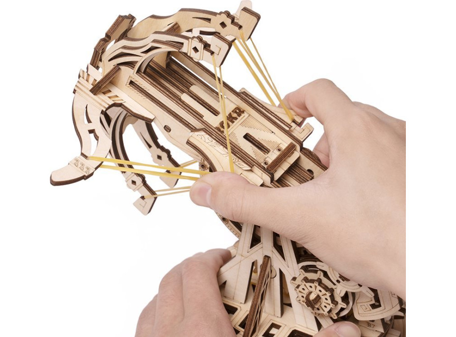 ROBOTIME Roker 3D drevené puzzle Ťažký obliehací samostrieľ - balista 142 dielikov