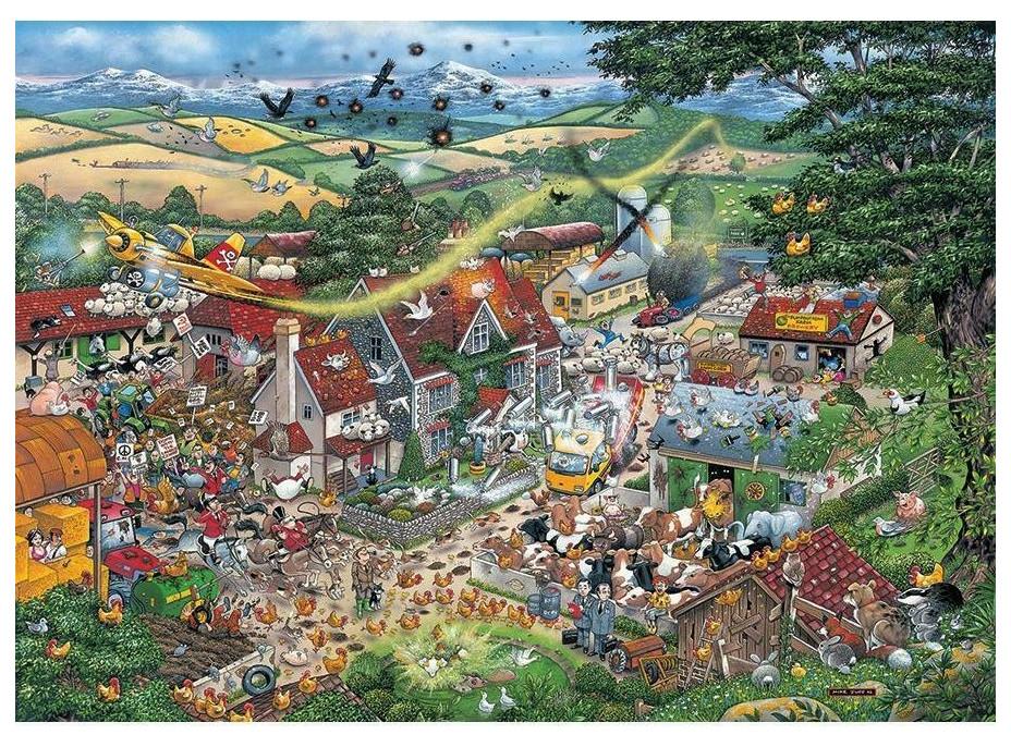 GIBSONS Puzzle Milujem farmárčenie 1000 dielikov