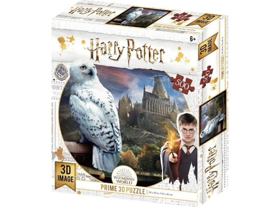 PRIME 3D Puzzle Harry Potter: Hedviga 3D 500 dielikov