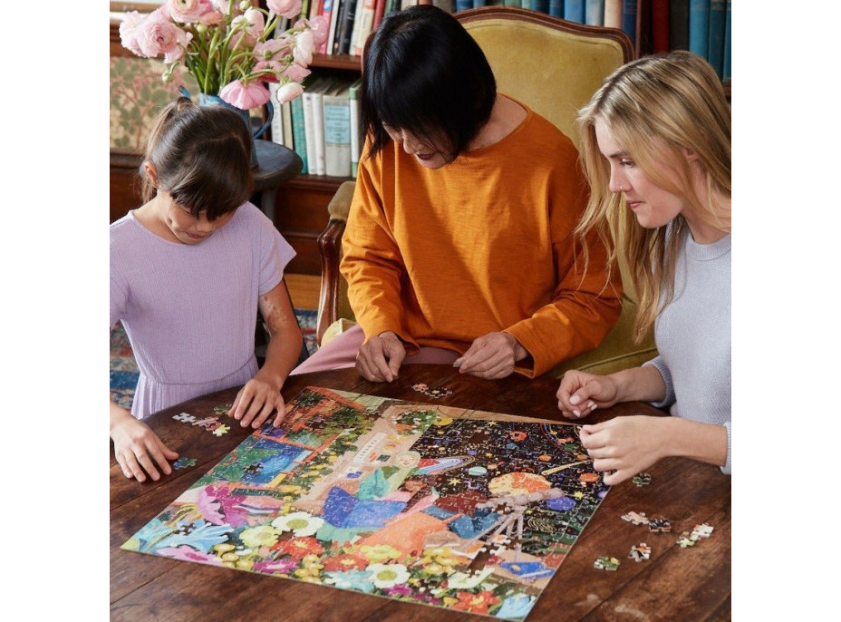 EEBOO Štvorcové puzzle Hvezdárky 500 dielikov