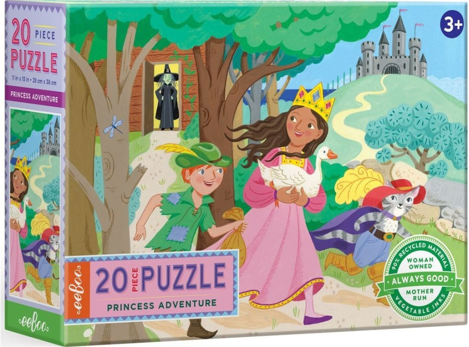 EEBOO Puzzle Princeznino dobrodružstvo 20 dielikov